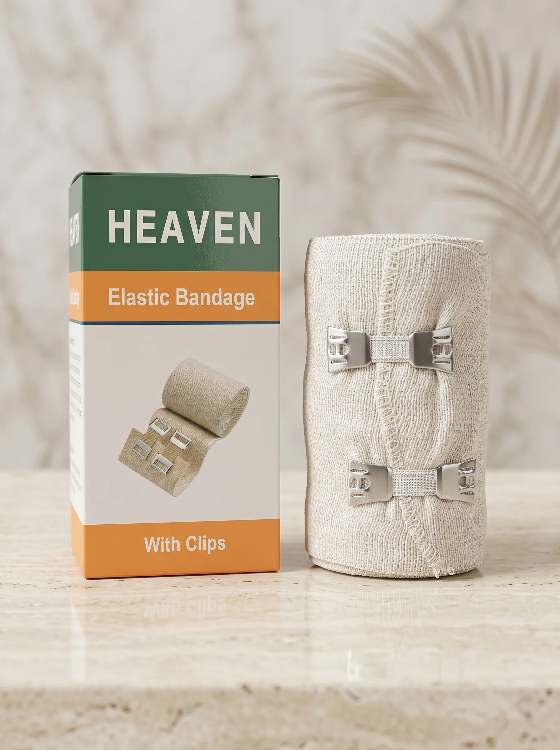 HEAVEN Elastic Bandage with Clips